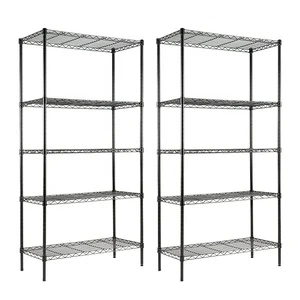 Wire Display Racks Powder Coated Wire Shelving Durable Heavy Duty Wire Shelf