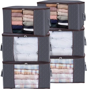 Non Woven Laminated Large Clothes Storage Bag Non-woven Household Quilt Storage Bag Super Large Cloths Storage Bags