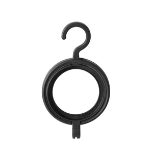 Single Circular Creative Hat Stand Decorative Behind the Door Scarf, Coat and Hat Plastic Storage Hooks