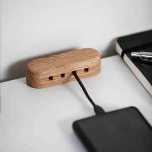 Magnetic Desk Cord Management Handmade Tech Accessory Desk Cable Management Organizer Cable Holder