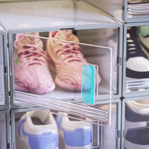 Set of 6 Shoes Box Bedroom Drawers Organizers Shoes Organizer Storage Box Shoe Box