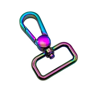 Custom Luxury Classic Eco-Friendly Swivel Hook Clip Zinc Alloy Snap Hook Bag Strap Custom Color Multiple Sizes Metal Clasp