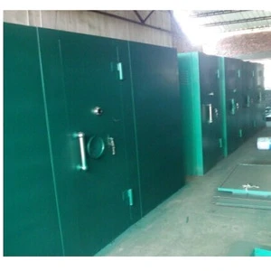 Explosion Proof Storage Cabinet Steel Manual Lock Powder Coated Blue Assembled Warehouse Storage
