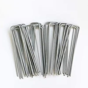 Good Price U Shape Fabric Pins Steel Sod Stake U-type Nail Landscape Staples