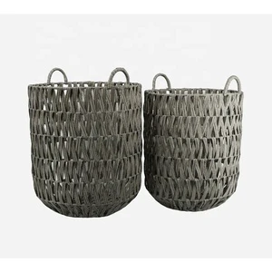 Rattan Storage Baskets Kitchen Food Bread Weave Plastic Woven Basket