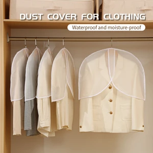 2025 New Garment Bag Closet Hanging Garment Protective Shoulder Dust Cover Clear Shoulder Dust Covers for Clothes