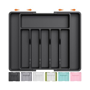 Wholesale Expandable Cutlery Tray Silverware Holder Organizer Flatware Kitchen Utensils Drawer Organizer
