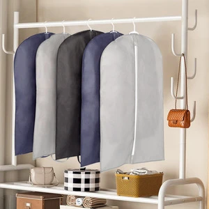 Clothes Dust Cover Suit Dress Storage Bag Breathable Coat Dust Cover Travel Garment Protector Non-woven Bag