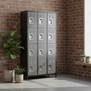 Heavy-duty Lockable Metal Lockers With Multiple Doors Suitable For Gym Storage And Office Storage Customization Available