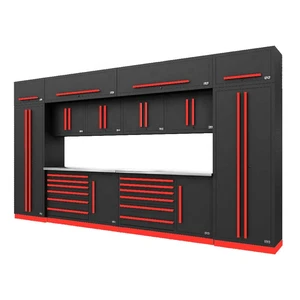 2025 JZD Workstation Combo Workshop Storage Roller Tool Box Cabinets Tool Box Garage Cabinet and Workbench