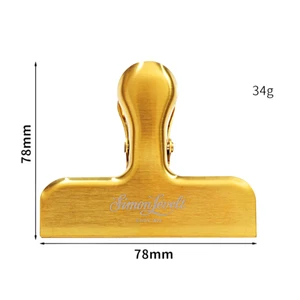 Popular Design Stainless Steel 5.8cm*5.6cm Food Sealing Bag Clip Kitchen Sealing Clip Multi Function Sealing Clip