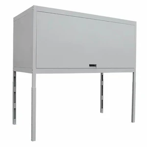 China Factory Make Steel Car Parking Storage Garage Box Over Car Bonnet Cabinet with Adjustable Legs