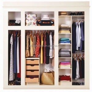 Custom Closet Organizers Including Hanging Rods Adjustable Shelves and Drawer Units