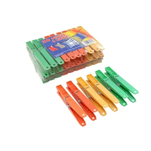 Fashion Colors Plastic Clips Clothespins Jumbo Good Quality Colored Plastic Clothes Pegs for Laundry Clothespin Clip