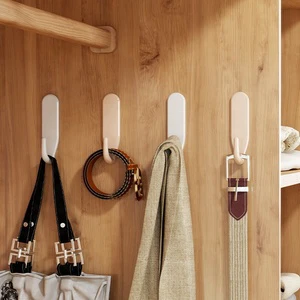 Creative New Design Wall Hooks Hanger Bathroom or Kitchen Hook No-punch Adhesive Hooks
