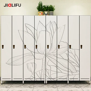 Jialifu White Board Locker Room Sauna & Spa Lockers Waterproof Swimming Pool Lockers and Spa Lockers with Digital Key