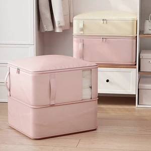 Large Capacity Blanket Space Saving Self Compression Organizer Clothing Storage Bag