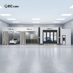 Customizable Car Paint Booth With Modular Design Adjustable Size CE Certified For Flexible Workshop Layouts