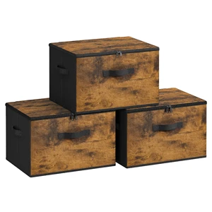 Modern Collapsible Fabric Storage Cube with Handles for Home Clothing Toy Organization Books Pants Shelf Closet Cabinet Storage