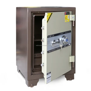 WELKO White Stainless Steel Home Safe with Key Lock Fireproof 1000-1200C Vietnam Origin