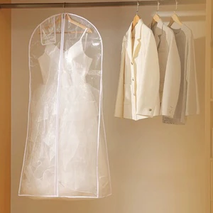 Dust Cover Home Closet Hanging Coat Suit Dust Storage Bag Washable Visual Clothing Dust Cover