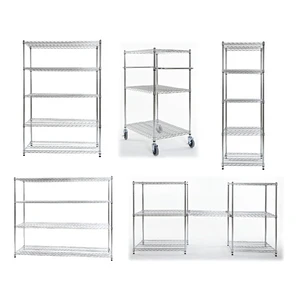 Stainless Steel Wire Shelves Wire Reel Shelves Utility Carts Accessories Made in Korea Various Size and Designs