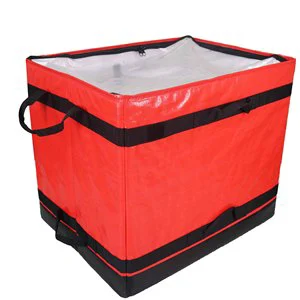 Custom Large Folding Courier Parcel Delivery Bag Container Bag Folding Logistic Transfer Handbag Storage Bags