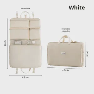 Portable Seven-in-one Polyester Handbag Style Storage Bag with Large Capacity for Underwear Panties Travel Business Use