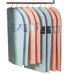 Clothing Dust-proof Bag Household Clothes/skirt/suit Set Non-woven Storage Bag Clothes Dust-proof protection Cover Hanging Bag