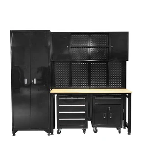 12 Pieces Garage Organization & Shelving Tool Chest Storage Cabinet for Garage