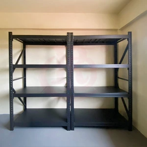 Heavy Duty 5-Layer Adjustable Storage Rack With 300kg Load For Home Garage Tool Organization