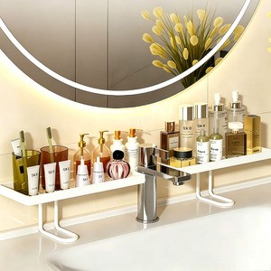BX ABS Draining Rack Freestanding Faucet Organizer Moisture-Proof Hollow Drainage Design Storage