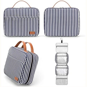 High Quality Oxford Waterproof Travel Toiletry Bag Custom Logo Foldable Detachable Design Multi-functional Storage for Bathroom