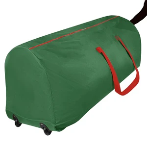 Heavy Duty Christmas Tree Storage Bag Reinforced Handle Zipper Waterproof Oxford Material 150L Capacity Eco-Friendly Storage