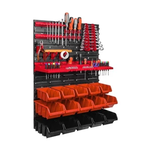 576 X 780 mm Wall Shelf Workshop Garage Warehouse Hobby Room Tool Holder Stacking Boxes Display Storage Boxes (15 Boxes)