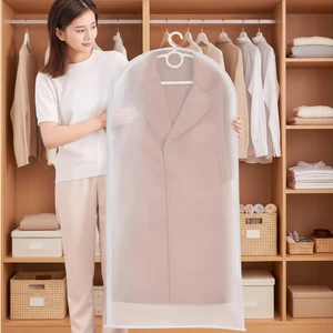Premium PEVA Semi-Transparent Waterproof Dustproof Garment Dust Cover | Eco-Friendly Customizable Durable Custom Size Bag