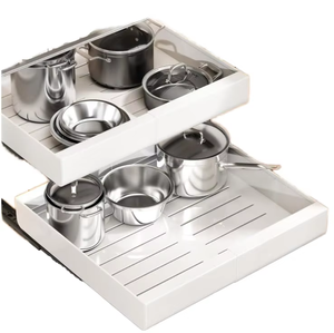 In Stock Pull Out Cabinet Organizer Expandable Heavy Duty Slide Out Drawers Kitchen Organizer Kitchen Cabinet Organizers
