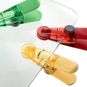 Bag Clips Metal Plastic 8.5 X 2 X 4.5 Cm Clip Fridge Notice Magnet Board Magnetic Note Thanks Easier Fackelmann Useful Holder Co