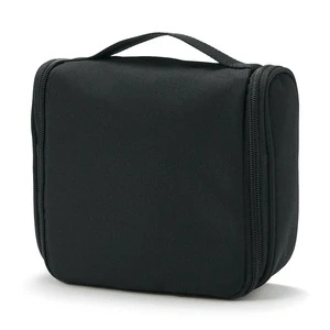 Hangable Water Resistant Durable National Style Polyester Zipper Toiletries Bag with Custom Logo