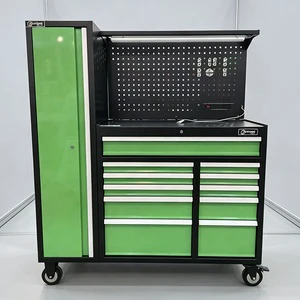 Garage Storage Cabinets & Modular Workbenches with Mobile Tool Chests on Wheels