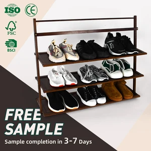 WDF Modern Eco-Friendly Bamboo Shoe Stands For House Use Zapateros Para El Hogar Meuble Chaussures Rak Sepatu Range For Home
