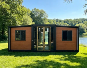Direct Sale 20Ft 40Ft Prefabricated Container Expandable House 1 2 3 4 5 Bedroom Folding Living Tiny Home Building