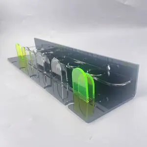 Jihong Customized Modern Minimalist Foldable Polished Acrylic Durable Wall Mounted Storage Rack for Home Bathrooms and Hotels