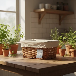 Home Organizer Weaving Basket Natural Storage Wicker Woven Basket for Clothing Sorting Straw Sorting