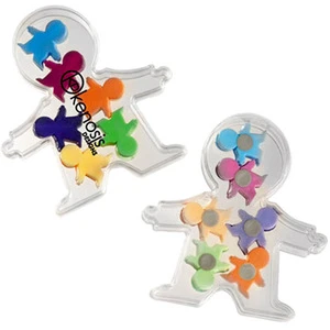 Man Magnetic Plastic Recyclable Binder Clips CZ Brand for Office School Home