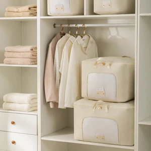 BRM Visual Foldable Fabric Quilt Storage Bag with Large Capacity for Wardrobe and Household Use Storage Bag