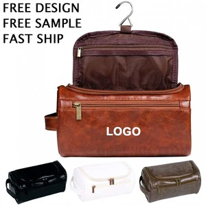Custom Logo Toiletry Bag Large Capacity Storage Bag Business Travel Cosmetic Bag Waterproof Wear-resistant Storage Pouch