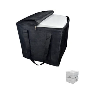 Durable Carrying Bag for RV Travel Potty Camping Toilet Storage Bag Double Layer with Lining