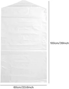 Biodegradable Suit Cover Garment Bag Dry Cleaner Bags Garment Dry Cleaning Cover Bags Garment Cover