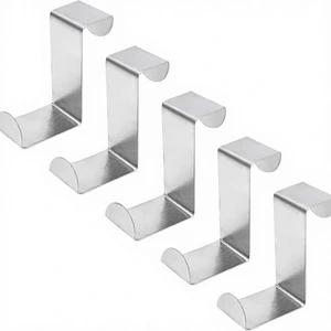Cross-border Stainless Steel Small Hook Creative Simple Non-perforated Seamless Over-the-door Single Home Storage Hook